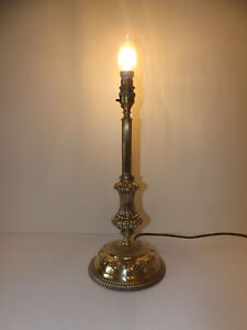 Edwardian Style Brass Side Table Desk Lamp