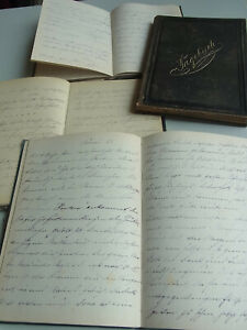 4 Manuscripts Halberstadt 1882 96 Diary Poems Woman Priest Baerthold