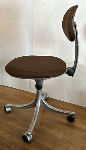 1960s Jorgen Rasmussen Denmark Cast Aluminum Desk Chair Mcm Modern Model 1904