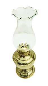1 Brass Designer Table Lantern Glass Oil Lamp Home Decoration 9 5 Inch Best Ge