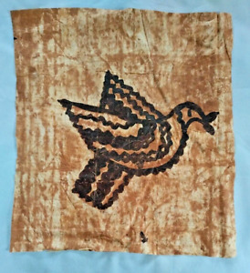 Vintage Tapa Bark Cloth Art South Pacific Tonga Native Tribal Primitive