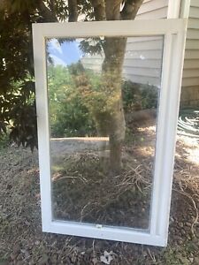 Vintage Wedding Decor Reclaimed Double Pane Window Sash 31 X 19 Frame Glass
