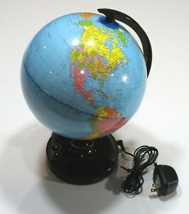 World Globe 7 Diameter Rotating Led Sl Cg Educational Home Accent Decor Nice