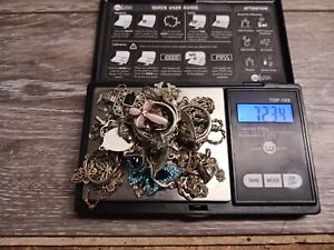 Wholesale Lot Sterling Silver Jeweler S Scrap Or Not Over 75 Grams As Is Stamped