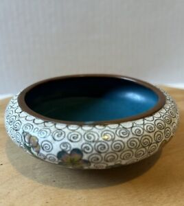 Chinese Cloissone Enamel Bowl