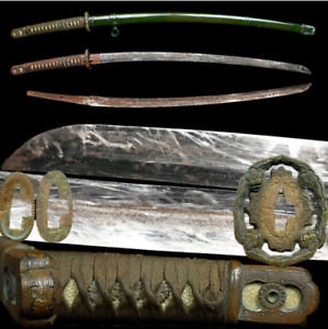 Amazing Vintage Japanese Sword Tachi 66 8cm Military Sword Edo Era
