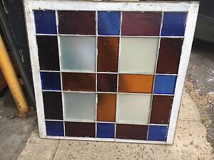 Gorgeous C1870 Stain Glass Window Ny State Church Brilliant Colors 40 X 39 