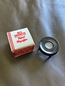 Vintage Seerite 10x Tripod Magnifier Loupe Magnifying Glass No 808