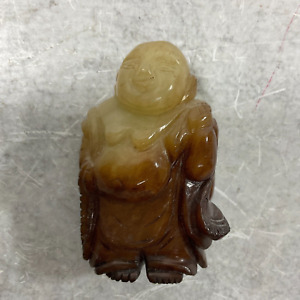 Vintage Jade Stoned Buddha Gradient Figure