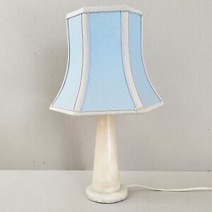 Lamp Table Vintage 1970 In Marble Alabaster 70s Retro Years 70