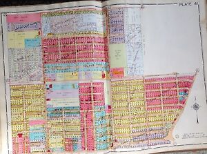 1930 St Catherine School Mayfair Collingwood Parks Toledo Ohio Atlas Map