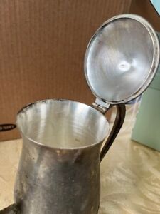 Vintage Silver Plated Footed Tea Pot Fair Condition 