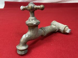 Antique Republic Nickel Plated Brass Water Spigot Faucet