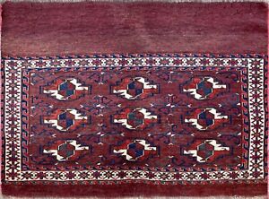 Antique Tekke Torba Turkoman Rug C 1900 16996