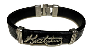 Wristband Leather Bracelet Kemal Ataturk Signature Clip For Men Women