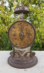 Antique Old Rare Salter S Family Scale No 50 Cast Iron Weighing Machine England