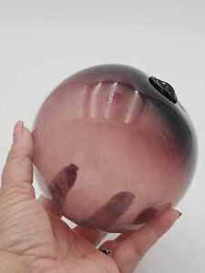 Amethyst Purple Hand Blown Floating Glass Fishing Buoy Ball 5 