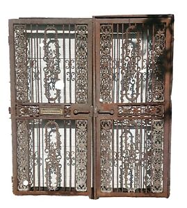 Vintage Reclaimed Decorative Wrought Iron Security Doors Chicago Illinois