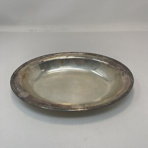 Oval Silverplated Serving Dish With Handles 11 