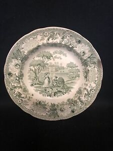 Aesop S Fables The Lion In Love Spode Staffordshire Plate