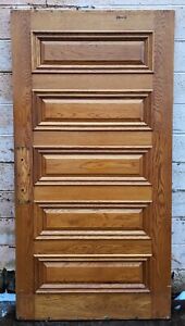 41 X82 X2 25 Antique Vintage Old Solid Wood Wooden Exterior Entry Interior Door