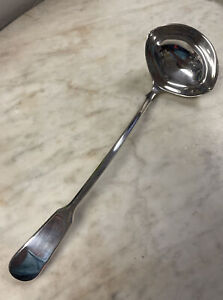Vintage S G Co England Silverplate Punchbowl Ladle Large Punch Bowl No Mono