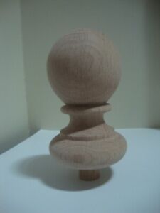 Wood Finial Unfinished For Newel Post Finial Or Cap Finial 38 15