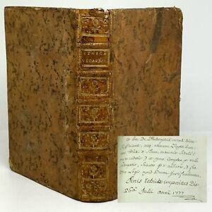 1777 Rare Handwritten Philosophy Ethics Logic Manuscript Handwritten Journal