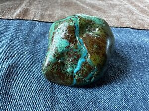 Rare Antique Colourful Tibetan Turquoise Chunky Rounded Raw Ore