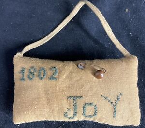 Antique Pincushion Pillow 1802 Joy 5 