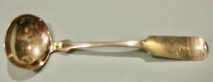 Rare Jennings Ames Sterling Or Coin Silver Ladle