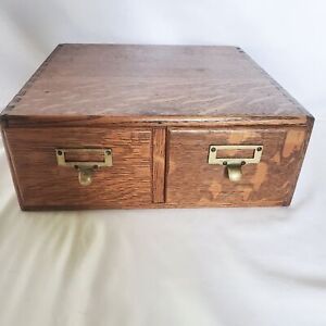Beautiful Antique Macey Library Card Catalog Drawers Solid Quarter Sawn Oak 