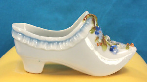 Dutch Clog Style Porcelain Slipper Ernst Bohne Sons Libby Yalom Collection