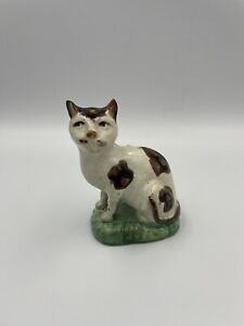 Antique Stunning Early Staffordshire Cat