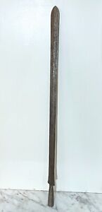 30 Long Old African Primitive Tribal Metal Spear