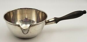 Sterling Silver Sauce Bowl Or Pipkin W Wood Handle By Frank M Whiting 7626