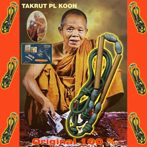 Takrut Thai Amulet Talisman From Lp Koon Lucky Rich Magic Good Avoid Invulnerabl