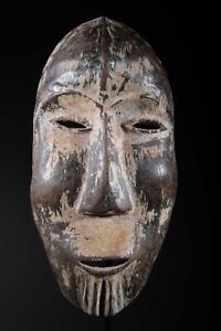71 Antique Alaskan Native Inuit Mask With Certificate