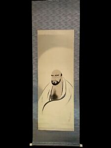 Japanese Hanging Scroll Art Painting Kakejiku Vintage Antique Japan Picture 278