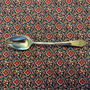 Antique Coin Silver Tea Spoon By Greenleaf And Oakes Hartford Ct 