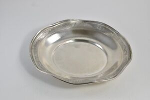 Sterling Silver Wallace Sterling Ornate Hammered Soup Bowl 43
