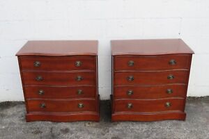 1940s Small Dressers Large Nightstands End Side Bedside Tables A Pair 5324