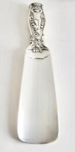 Antique Tiffany Co Sterling Shoe Horn C1845 1869 Cherubs Roses Ornate