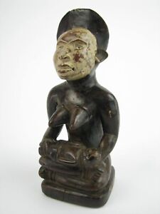 Gothamgallery Fine African Tribal Art Drc Yombe Maternity Fetish Figure Y
