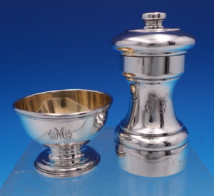 Windham By Tiffany And Co Sterling Silver Salt Dip Master And Pepper Mill 7976