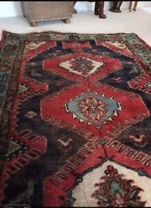 Vintage Hand Knotted Foreign Rug