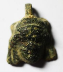 Zurqieh As23664 Perfect As A Pendant Ancient Roman Bronze Oil Lamp Lid 200a