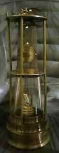 Antique Nautical Brass Minor Lamp Maritime Ship Oil Lantern 10 