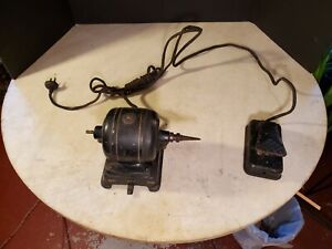 Antique Fidelity Electric Co Lancaster Pa Motor Reversing W Foot Switch Fan