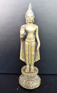 Old Thai Amulet Buddha Ayutthaya Buddha Bronze